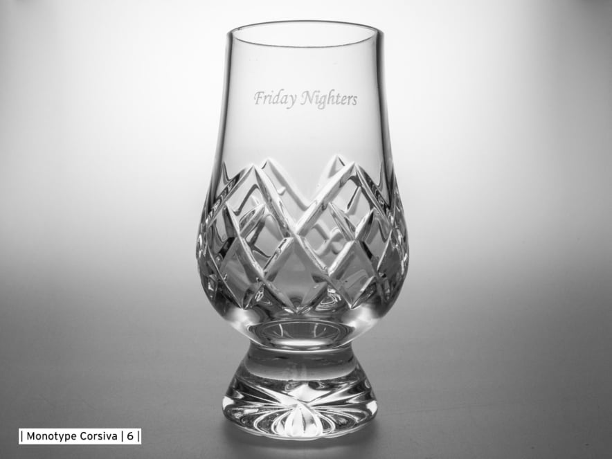 Alabama Vechter speer Whiskey Glasses Glencairn Cut Set of 2 Engraved