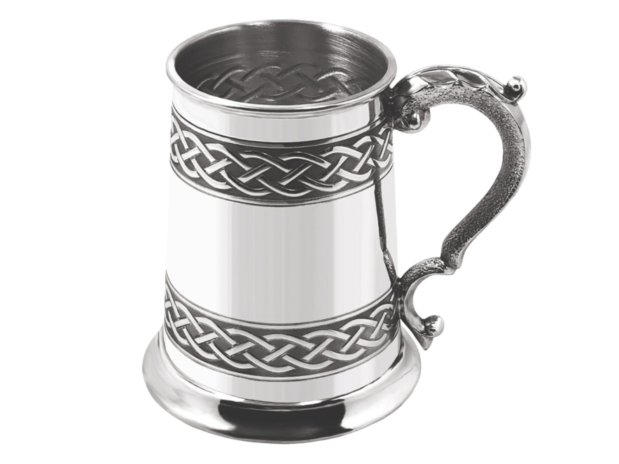 Handmade Pewter Mug Beer Tankard Angusproduct image #1