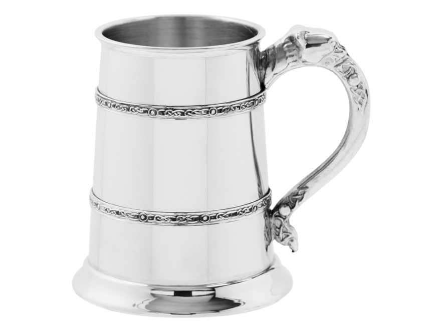 Handmade Pewter Mug Beer Tankard Celticproduct image #1