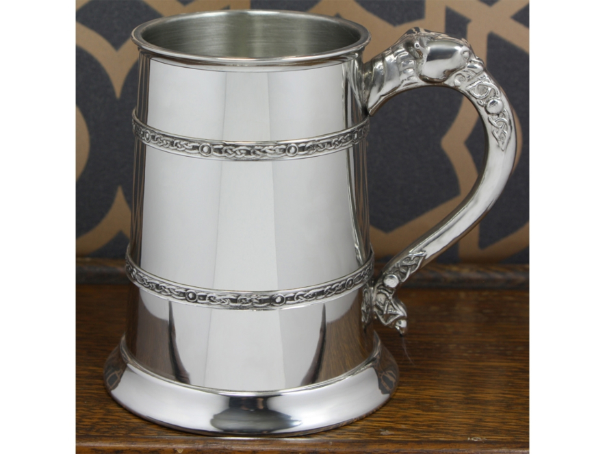 Handmade Pewter Mug Beer Tankard Celtic 17 ozproduct image #4