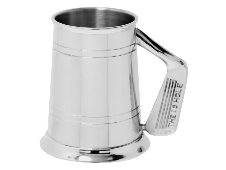 Handmade Pewter Mug Beer Tankard Golfproduct image #1