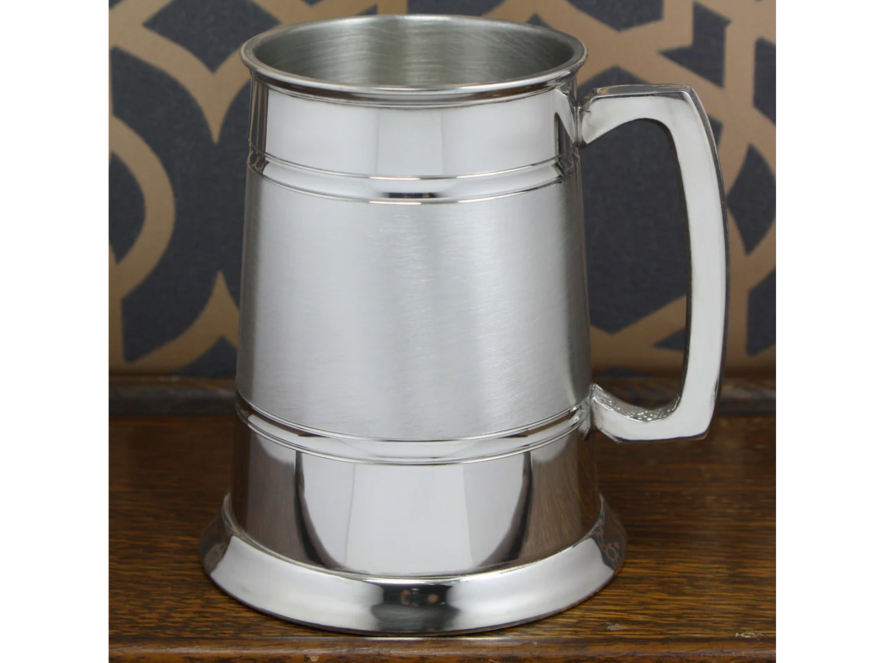 Handmade Pewter Mug Beer Tankard Willard Satin 17 ozproduct image #3