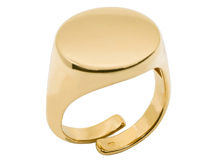 24K Solid Yellow Gold Men Women Plain Adjustable Ring Band 5.0 Grams –  Royal Venture Elite Inc