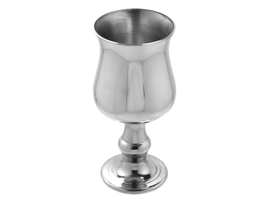 Handmade Pewter Wine Goblet Old English 9 ozproduct image #1