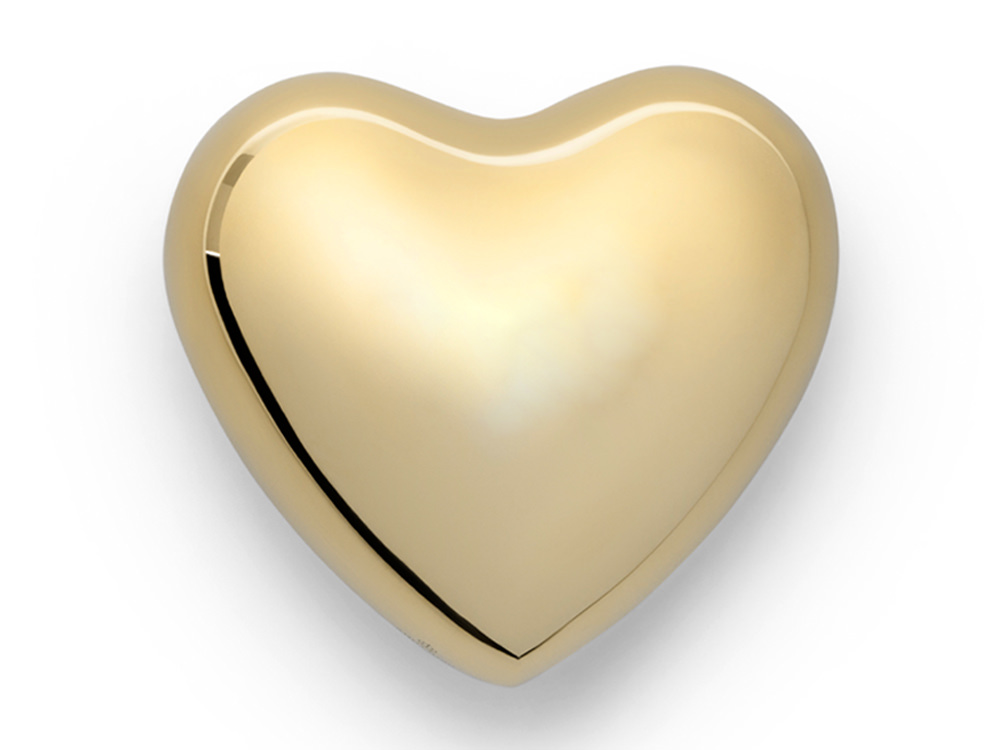 Heart Skultuna 1607 Polished Brass Largeproduct zoom image #1