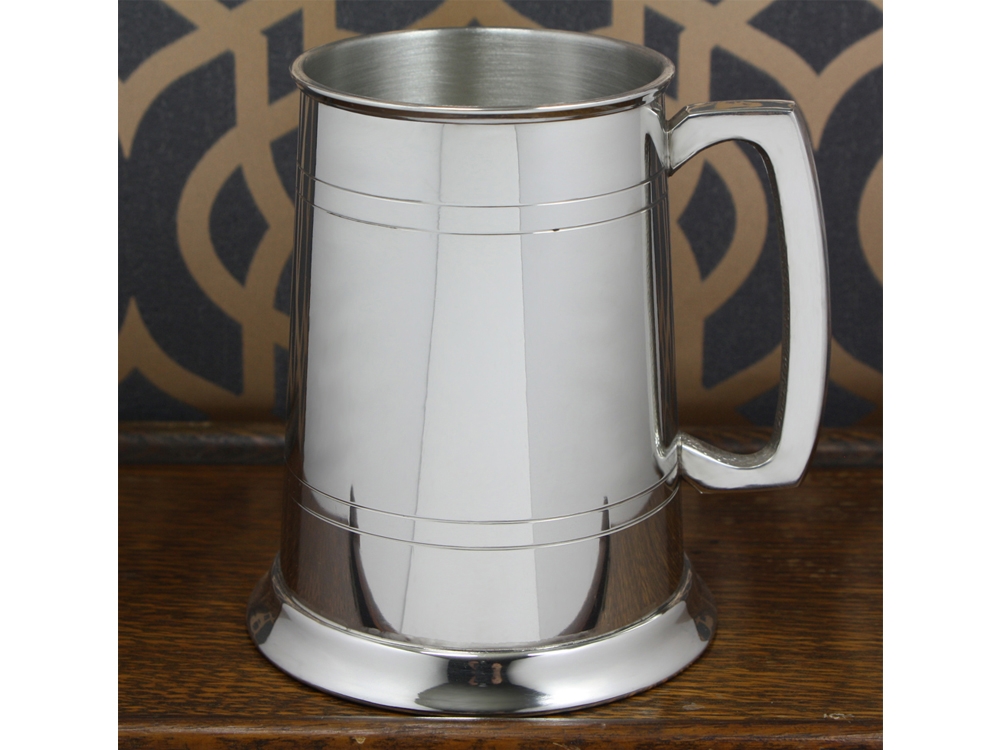 Handmade Pewter Mug Beer Tankard Old Englishproduct zoom image #4